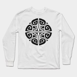 Tattoo round-round tatoo-mandala Long Sleeve T-Shirt